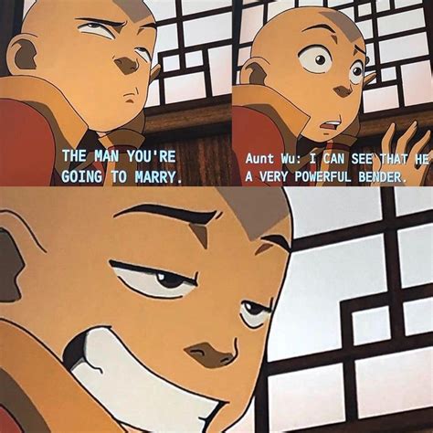 Aang from Avatar: The Last airbender Memes .